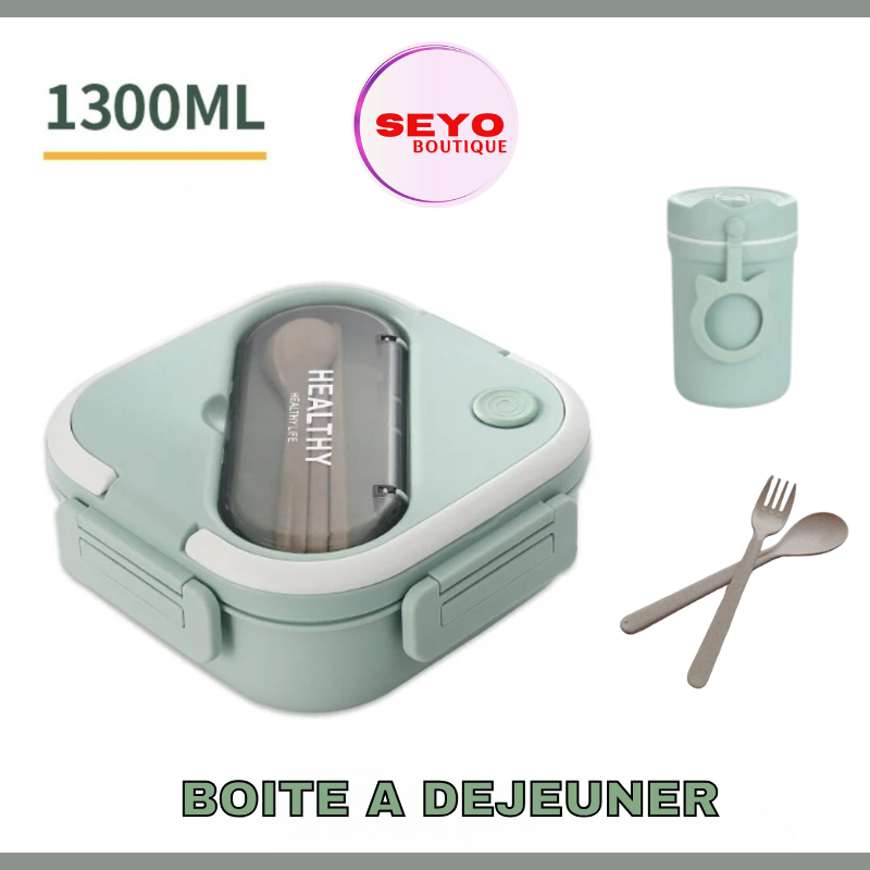Lunch Box Enfant avec Gourde et Couverts