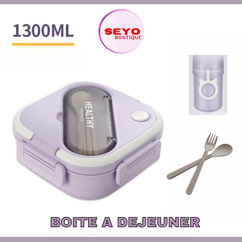 Lunch Box Enfant avec Gourde et Couverts